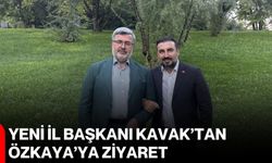 Yeni İl Başkanı Kavak’tan Özkaya’ya ziyaret