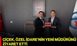 Çiçek, Özel İdare’nin yeni müdürünü ziyaret etti