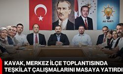 Kavak, Merkez İlçe toplantısında teşkilat çalışmalarını masaya yatırdı