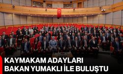 Kaymakam adayları Bakan Yumaklı ile buluştu