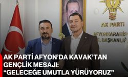 AK Parti Afyon’da Kavak’tan gençlik mesajı: “Geleceğe umutla yürüyoruz”