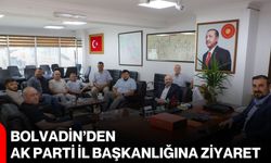 Bolvadin’den AK Parti İl Başkanlığına ziyaret