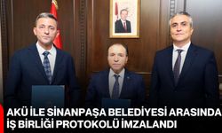 AKÜ ile Sinanpaşa Belediyesi arasında iş birliği protokolü imzalandı