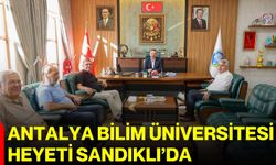 Antalya Bilim Üniversitesi Heyeti Sandıklı’da