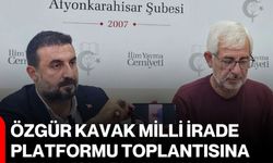 Özgür Kavak, Milli İrade Platformu toplantısına katıldı