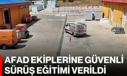 AFAD ekiplerine güvenli sürüş eğitimi verildi
