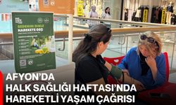 Afyon’da Halk Sağlığı Haftası’nda hareketli yaşam çağrısı