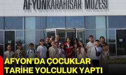 Afyon’da çocuklar tarihe yolculuk yaptı