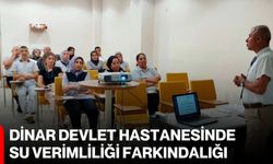 Dinar Devlet Hastanesinde su verimliliği farkındalığı
