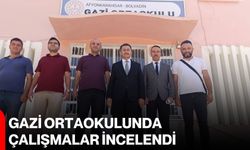 Gazi Ortaokulunda çalışmalar incelendi