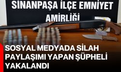 Sosyal medyada silah paylaşımı yapan şüpheli yakalandı