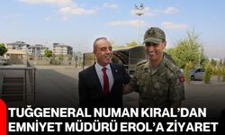 Tuğgeneral Numan Kıral’dan Emniyet Müdürü Erol’a ziyaret