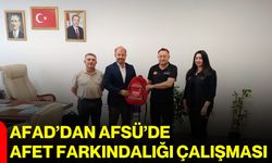 AFAD’dan AFSÜ’de afet farkındalığı çalışması