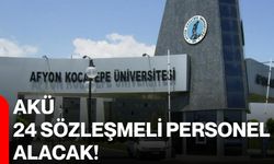 AKÜ 24 sözleşmeli personel alacak!
