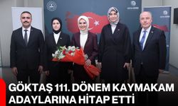 Göktaş, 111. Dönem kaymakam adaylarına hitap etti