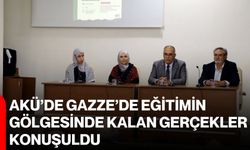 AKÜ’de Gazze’de eğitimin gölgesinde kalan gerçekler konuşuldu