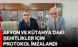 Afyon ve Kütahya’daki Şehitlikler için protokol imzalandı
