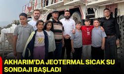 Akharım’da jeotermal sıcak su sondajı başladı
