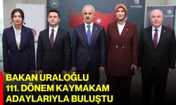 Bakan Uraloğlu, 111. Dönem Kaymakam Adaylarıyla buluştu