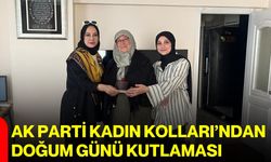 AK Parti Kadın Kolları’ndan doğum günü kutlaması