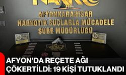 Afyon’da reçete ağı çökertildi: 19 kişi tutuklandı