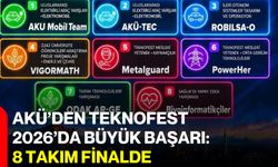 AKÜ’den TEKNOFEST 2026’da büyük başarı: 8 takım finalde