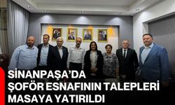 Sinanpaşa’da şoför esnafının talepleri masaya yatırıldı