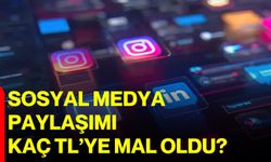 Sosyal medya paylaşımı kaç TL’ye mal oldu?