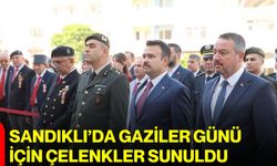 Sandıklı’da Gaziler Günü için çelenkler sunuldu