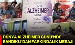 Dünya Alzheimer Günü’nde Sandıklı’dan farkındalık mesajı