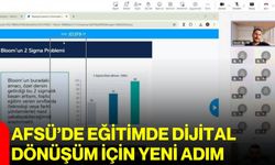 AFSÜ’de eğitimde dijital dönüşüm için yeni adım
