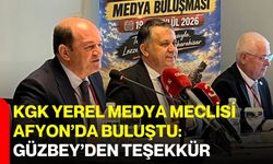 KGK Yerel Medya Meclisi Afyon’da buluştu: Güzbey’den teşekkür