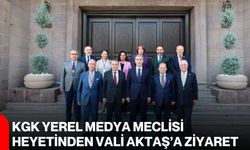 KGK Yerel Medya Meclisi Heyetinden Vali Aktaş’a ziyaret