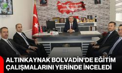 Altınkaynak, Bolvadin’de eğitim çalışmalarını yerinde inceledi