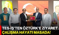 TES-İŞ’ten Öztürk’e ziyaret: Çalışma hayatı masada!