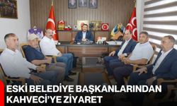 Eski Belediye Başkanlarından Kahveci’ye ziyaret