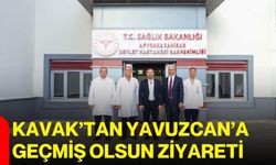 Kavak’tan Yavuzcan’a geçmiş olsun ziyareti