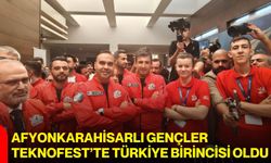 Afyonkarahisarlı gençler TEKNOFEST’te Türkiye birincisi oldu