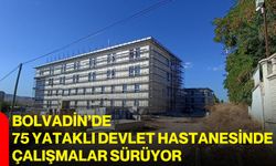 Bolvadin’de 75 yataklı devlet hastanesinde çalışmalar sürüyor