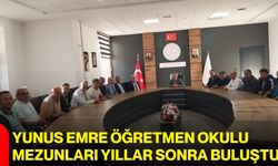 Yunus Emre Öğretmen Okulu mezunları yıllar sonra buluştu