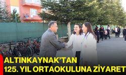 Altınkaynak’tan 125. Yıl Ortaokuluna ziyaret