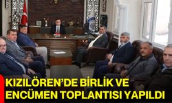 Kızılören’de birlik ve encümen toplantısı yapıldı