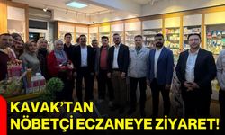 Kavak’tan nöbetçi eczaneye ziyaret!
