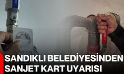 Sandıklı Belediyesinden SANJET kart uyarısı