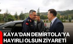 Kaya’dan Demirtola’ya hayırlı olsun ziyareti