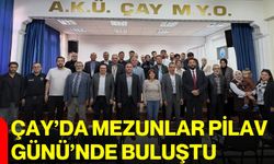 Çay’da mezunlar Pilav Günü’nde buluştu