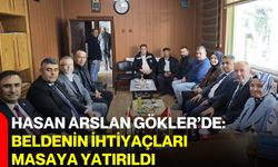 Hasan Arslan Gökler’de: Beldenin ihtiyaçları masaya yatırıldı