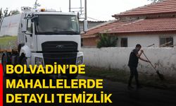 Bolvadin’de mahallelerde detaylı temizlik