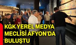 KGK Yerel Medya Meclisi Afyon’da buluştu