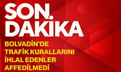 Bolvadin’de trafik kurallarını ihlal edenler affedilmedi